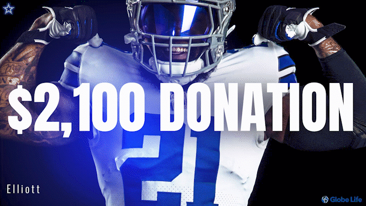 Ezekiel Elliott gives back to the community